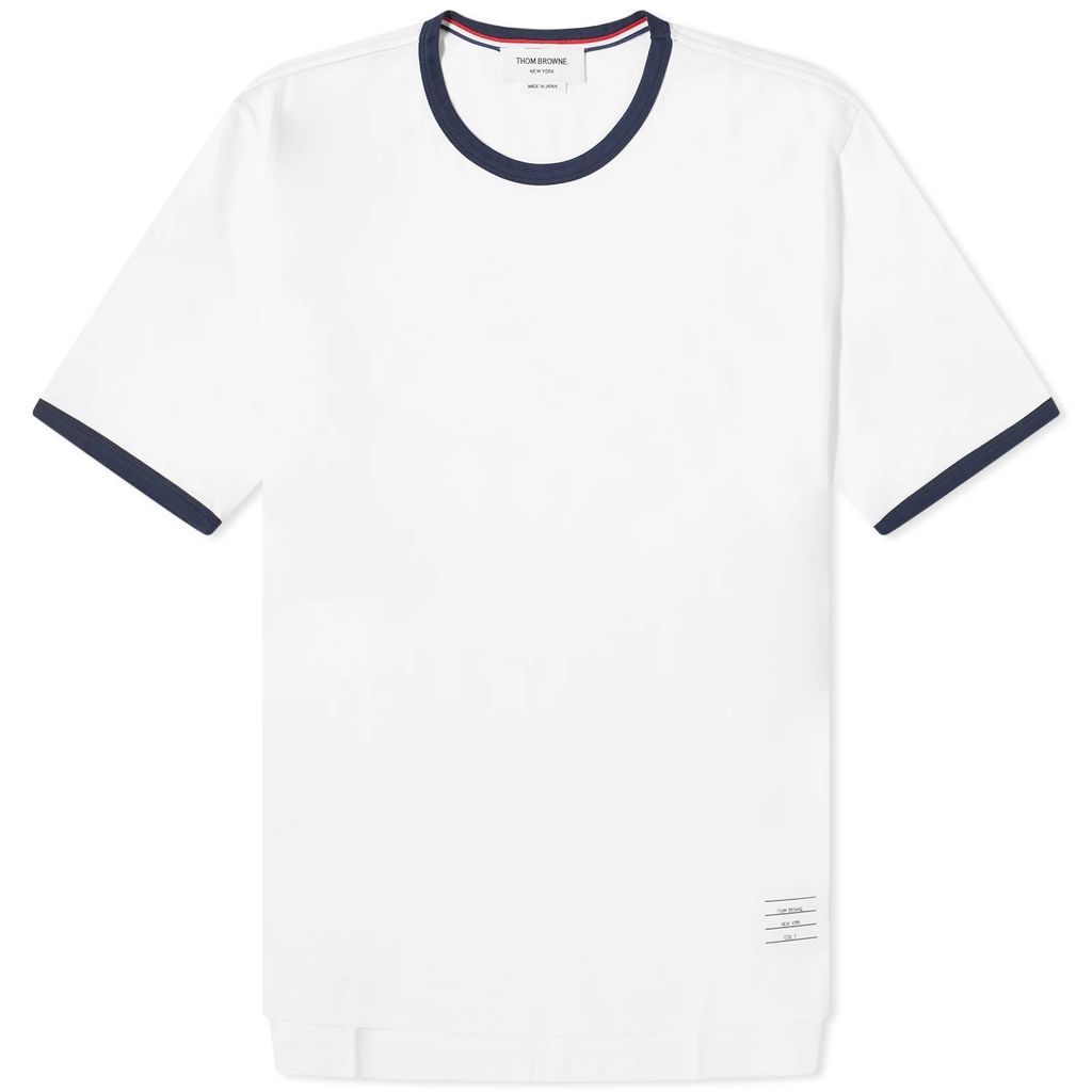 Men's Striped Ringer T-Shirt White
