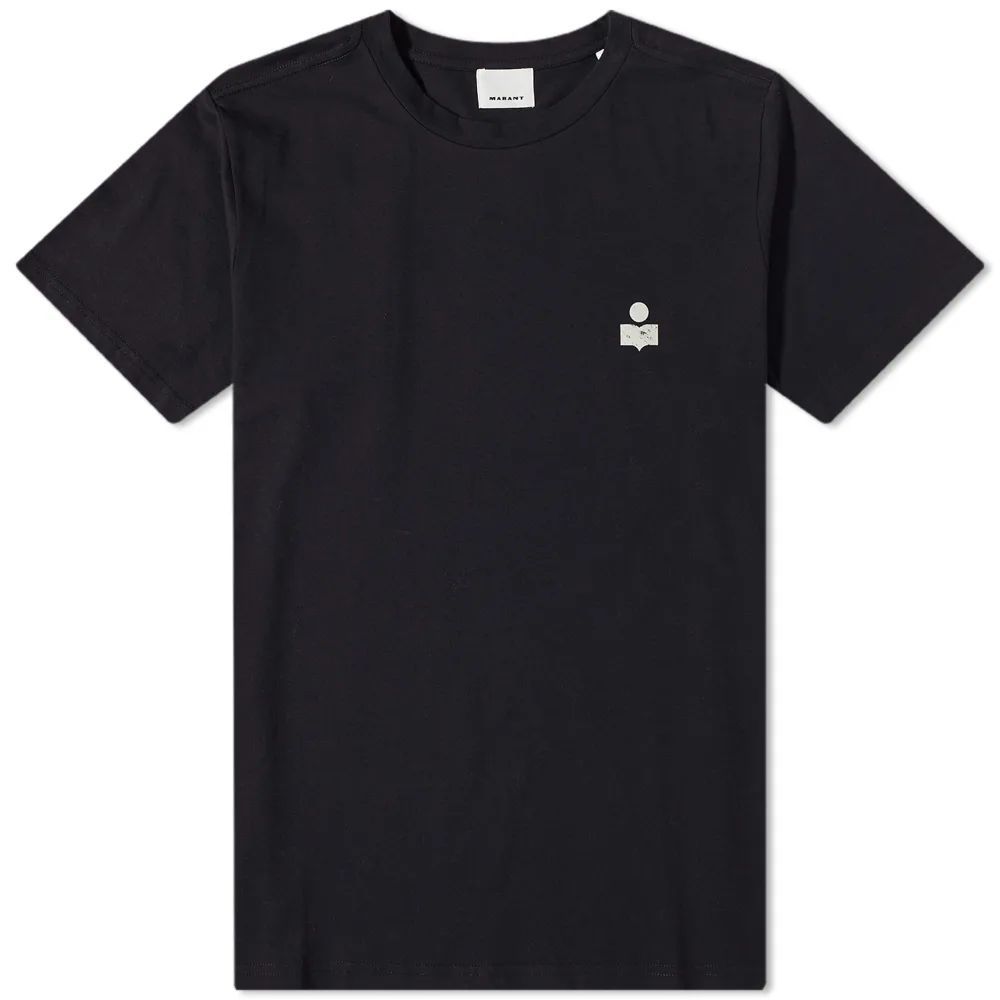 Men's Zafferh Small Logo T-Shirt Black/Ecru