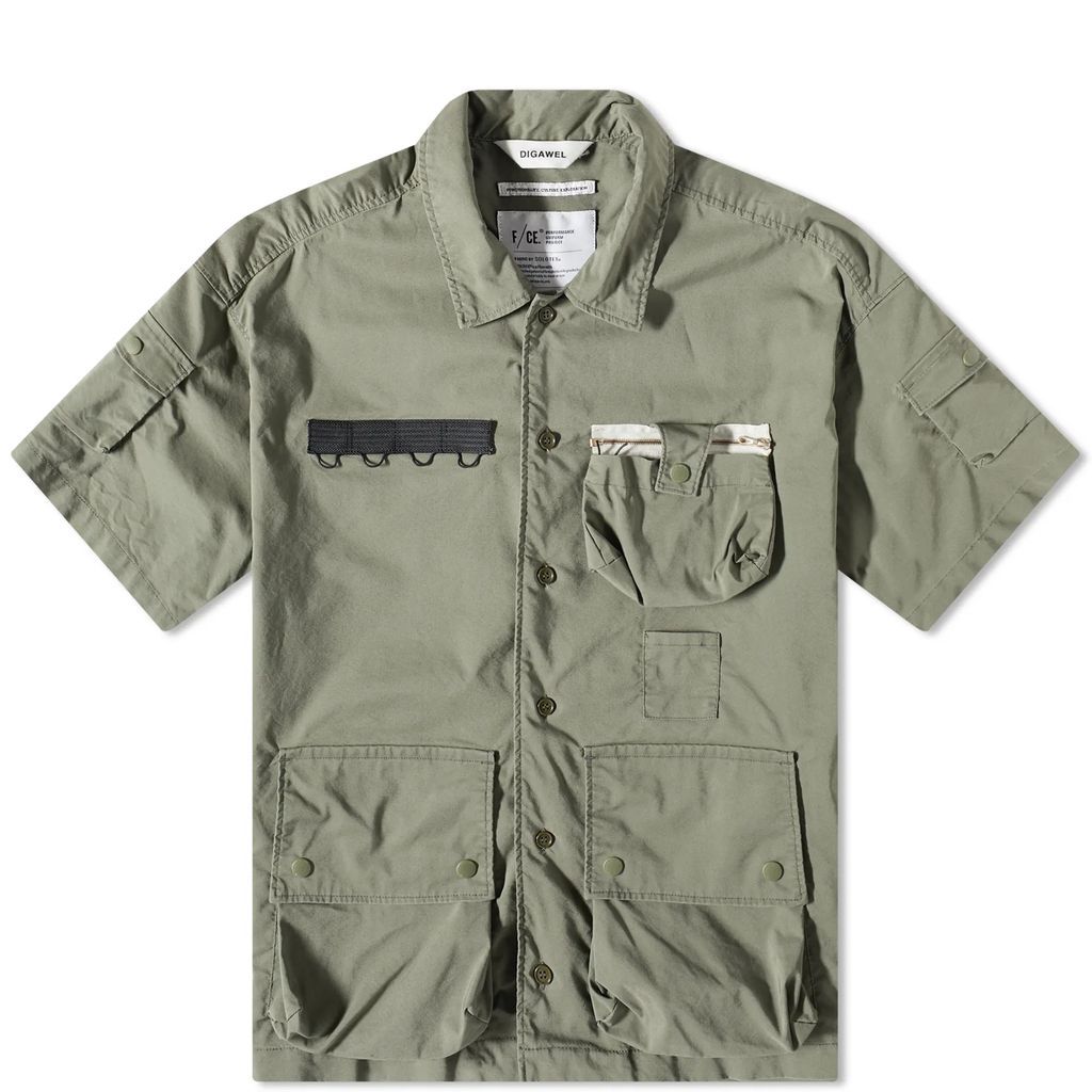 Men's x F/CE 7 Pocket Short Sleeve Shirt Green