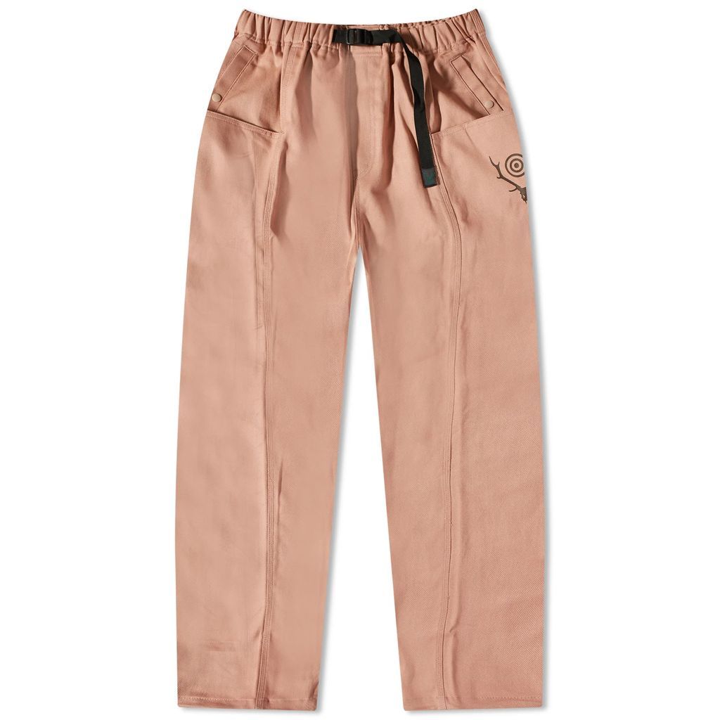 Men'sBelted C.S. Twill Trousers Pink