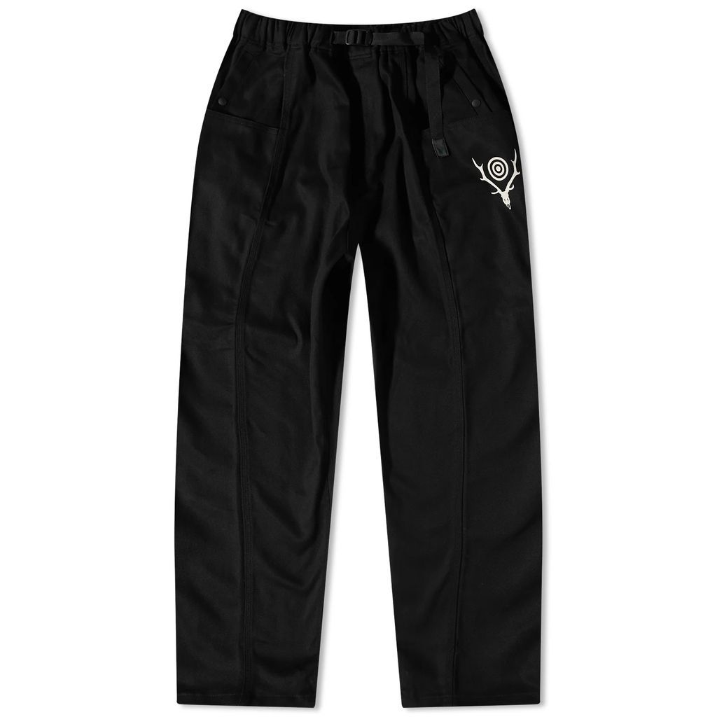 Men'sBelted C.S. Twill Trousers Black
