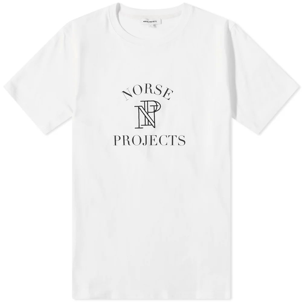 Men's Niels Crest Logo T-Shirt White
