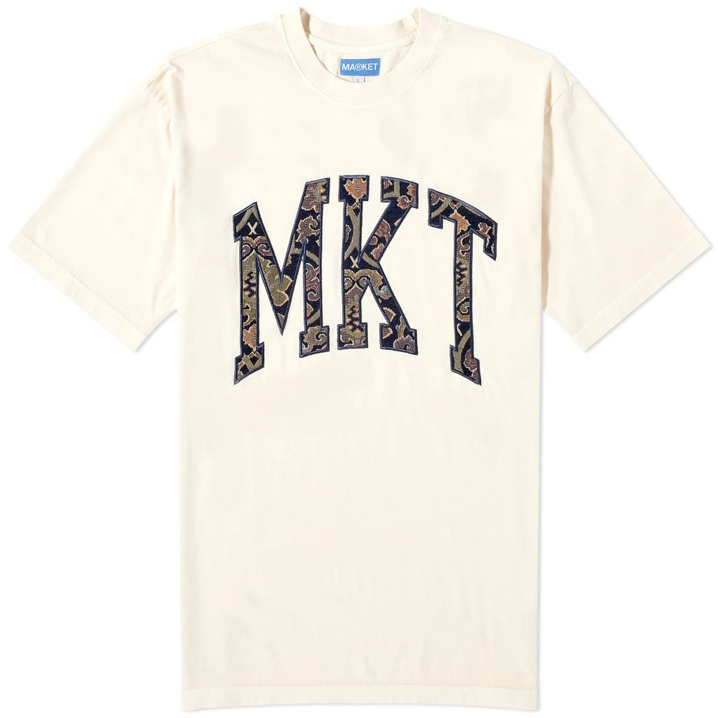 Men's Rug Dealer MKT Arc T-Shirt Ecru