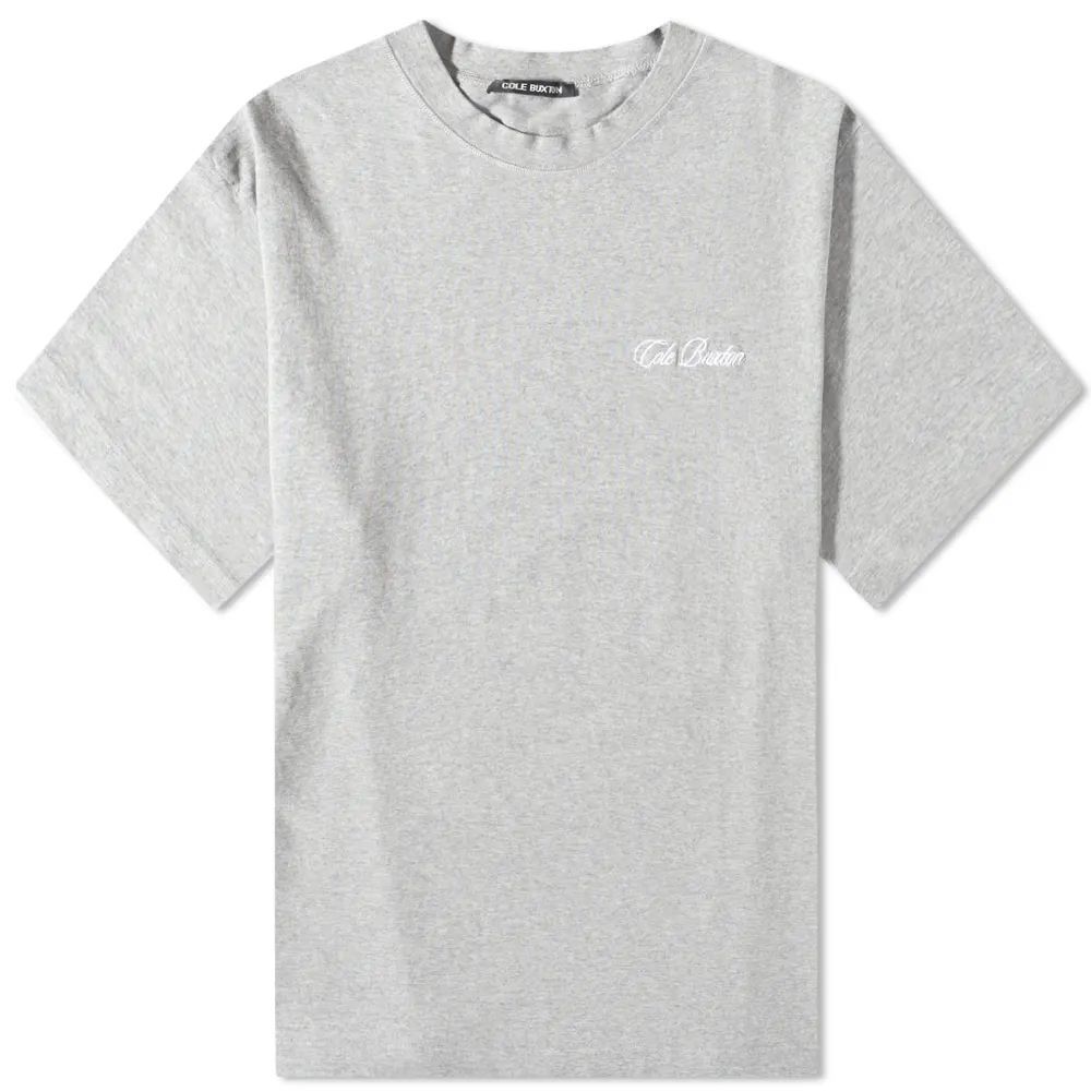 Men's Classic Embroidery T-Shirt Grey