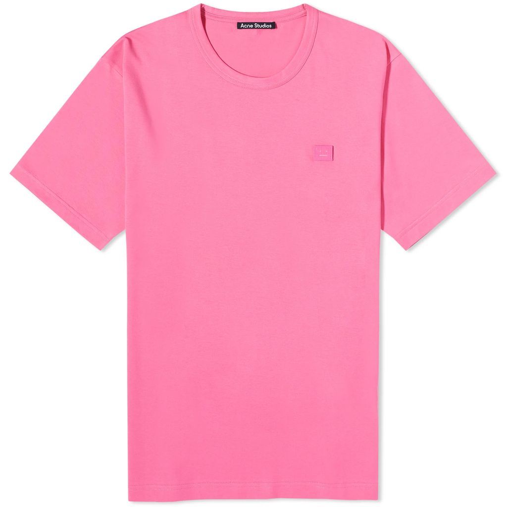 Men's Nash Face T-Shirt Bright Pink
