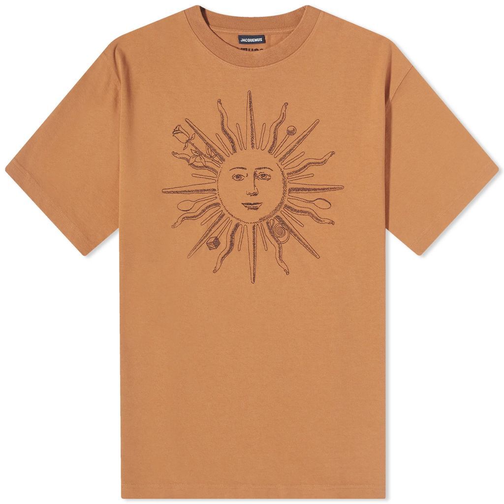 Men's Sun T-Shirt Brown Royal Sun
