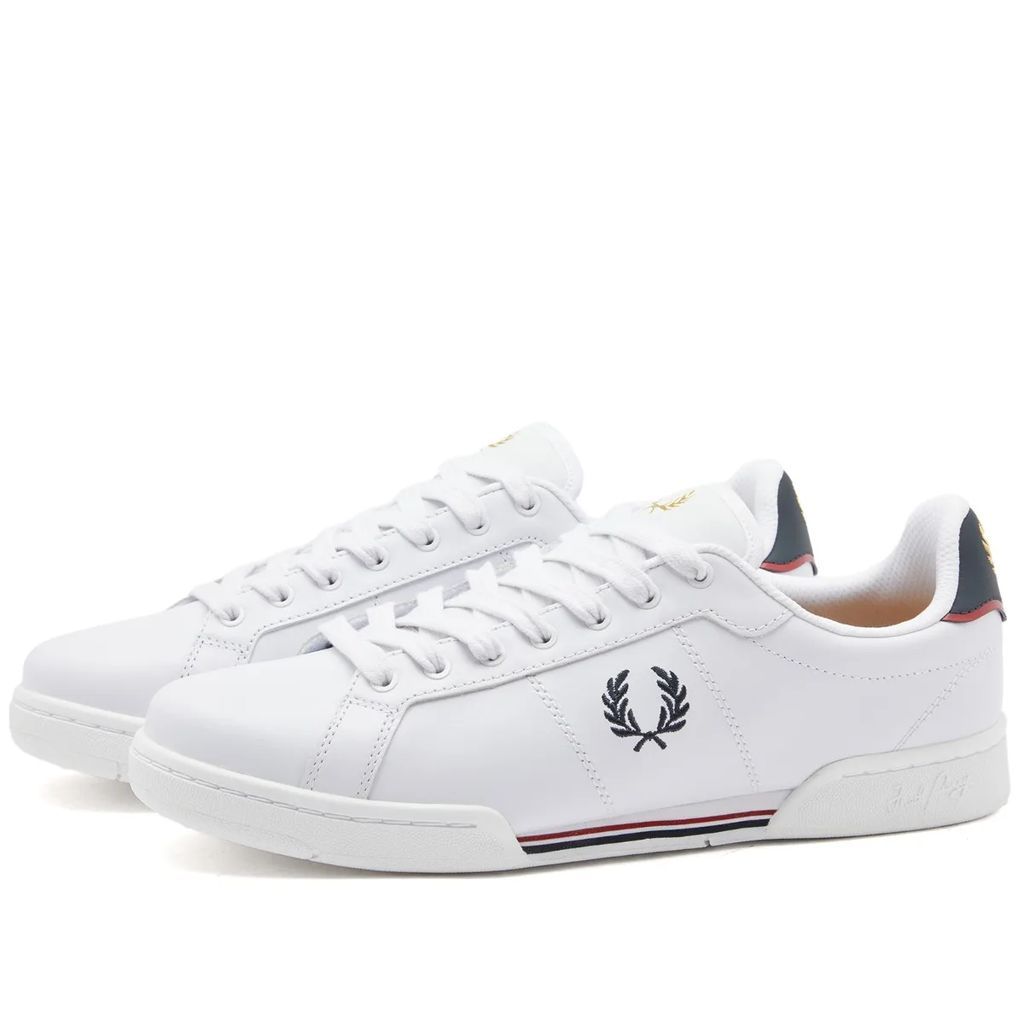 Men's B722 Leather Sneaker White/Navy