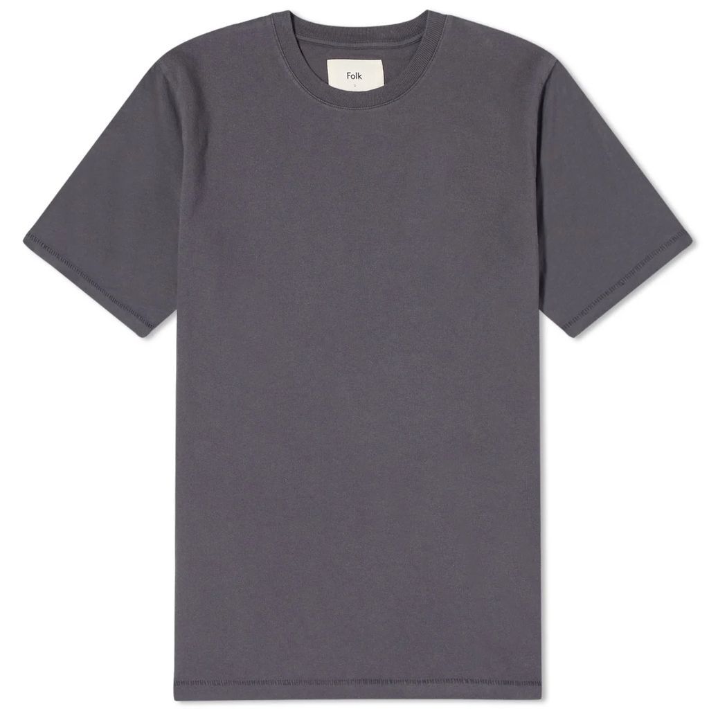 Men's Contrast Sleeve T-Shirt Soft Black