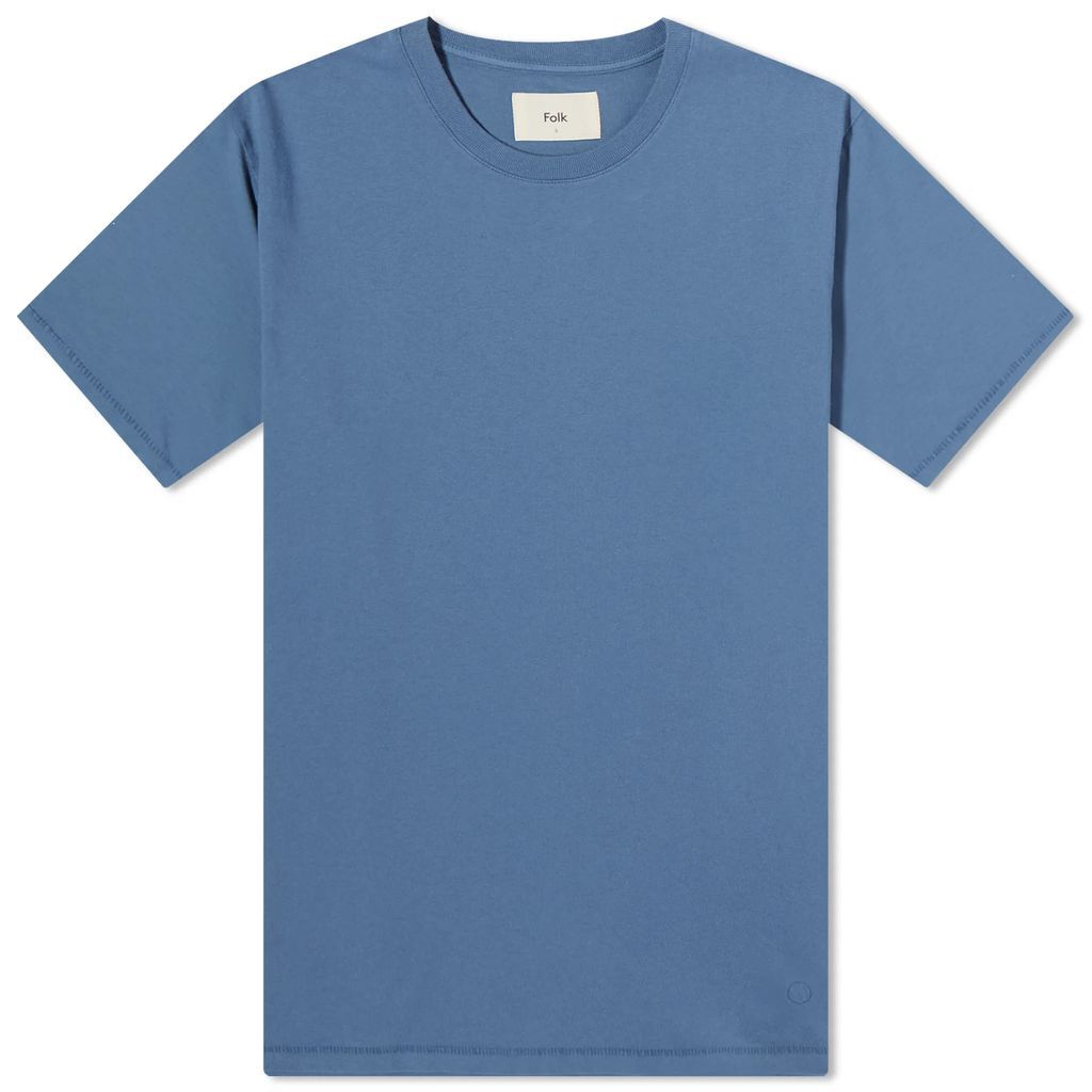 Men's Contrast Sleeve T-Shirt Soft Blue
