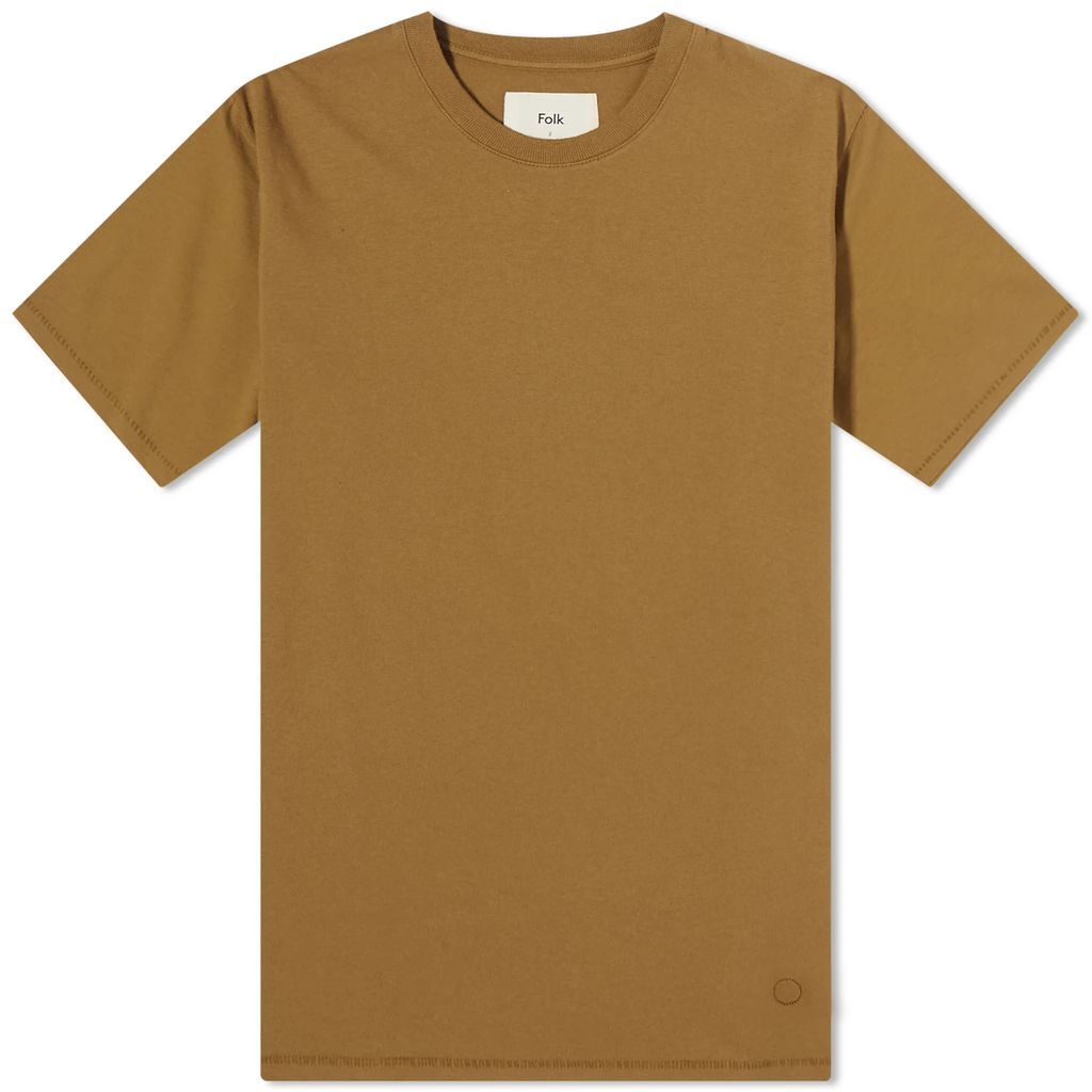 Men's Contrast Sleeve T-Shirt Tobacco