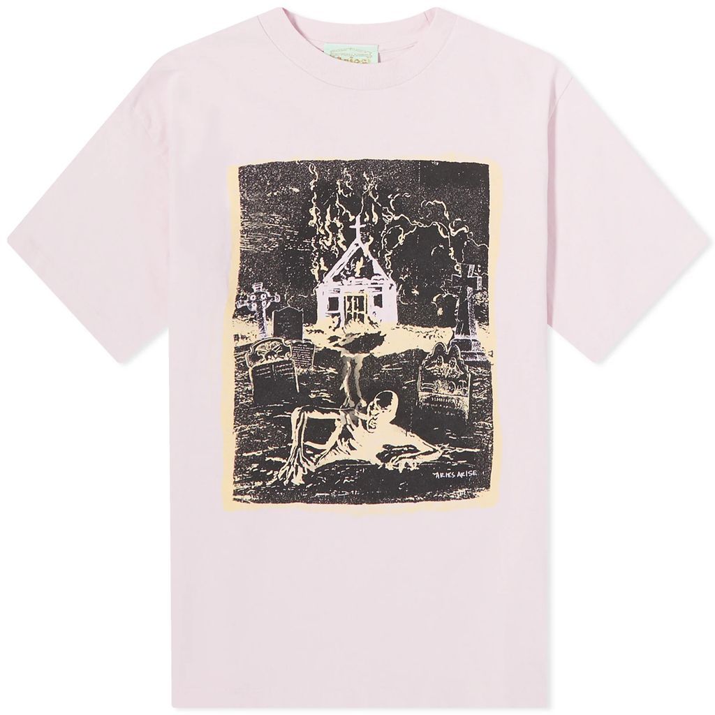 Vintage Surf Satan T-Shirt Lilac