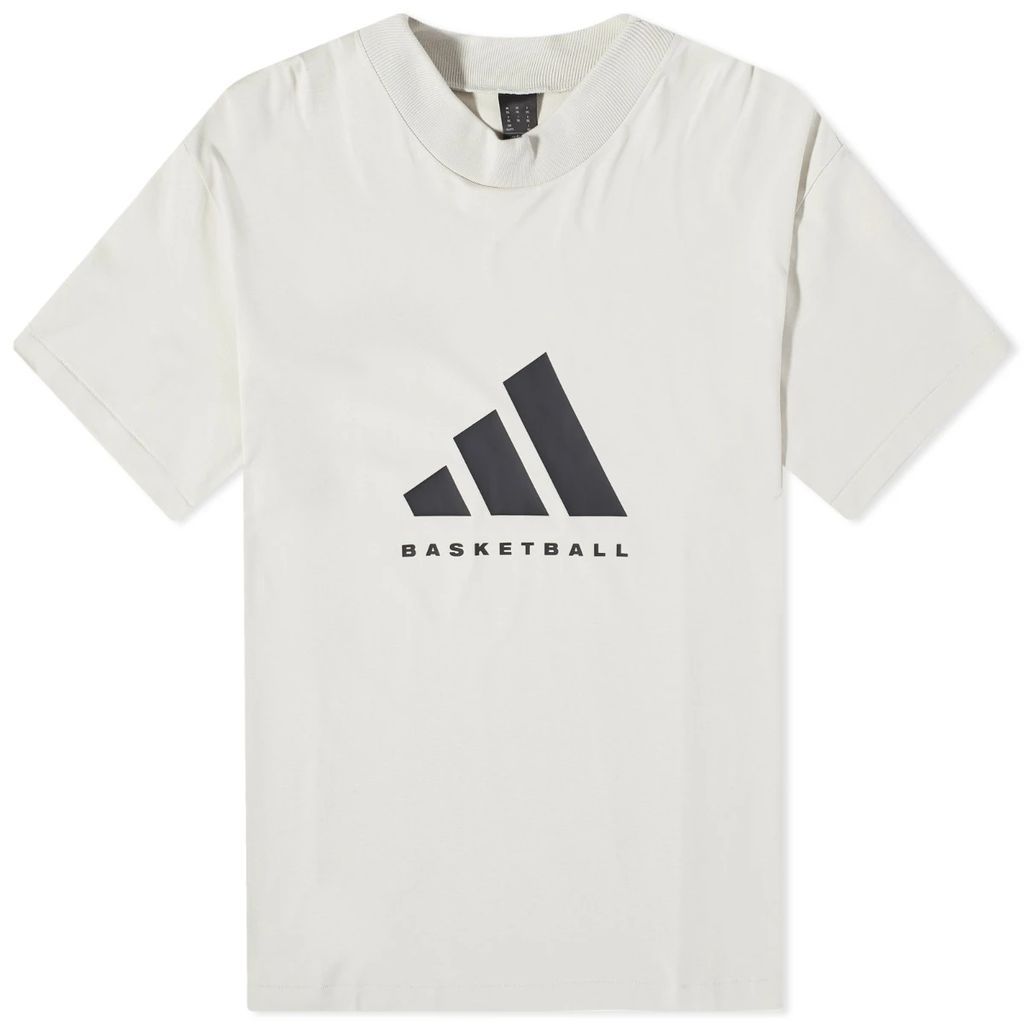 Basketball Logo T-Shirt Talc