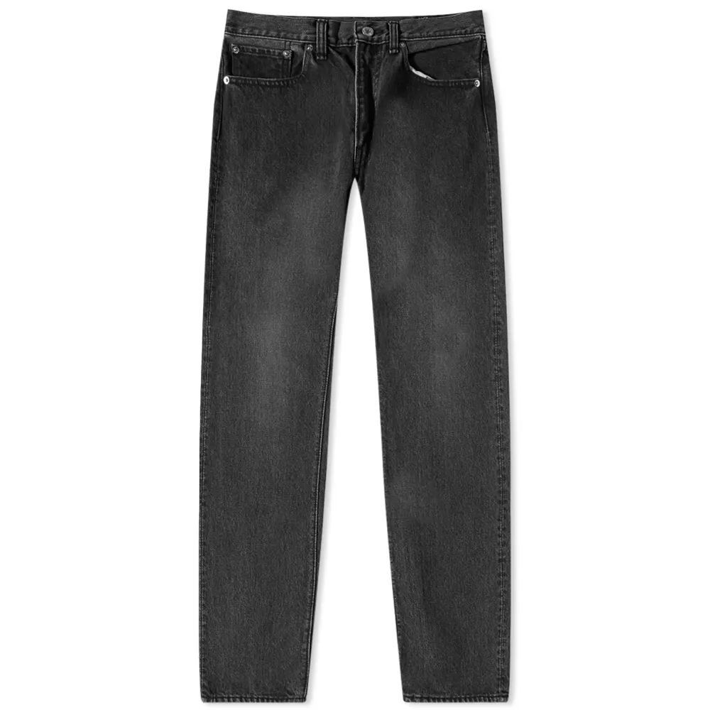 Men's 107 Ivy League Slim Jeans Black Denim Stone