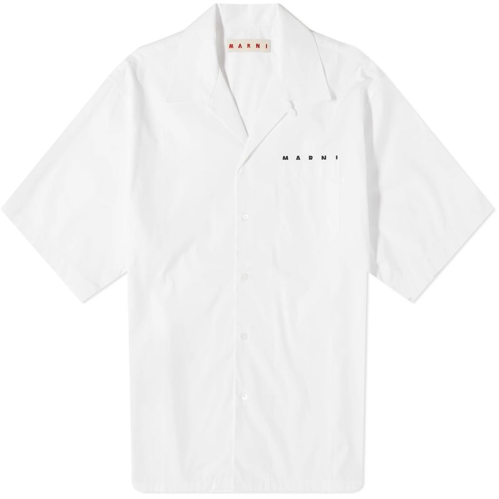 Men's Pocket Logo Vacation Shirt Lily White