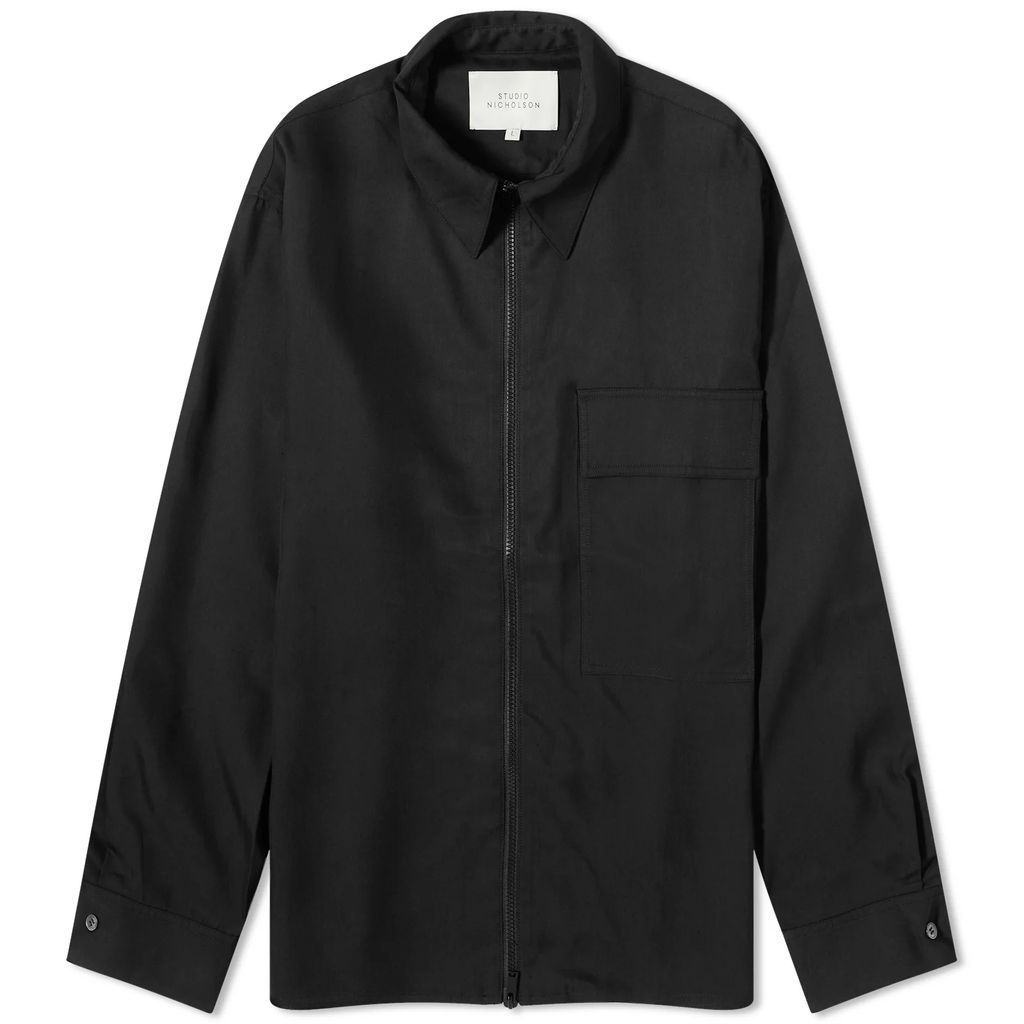 Men's Batra Zipped Overshirt Black