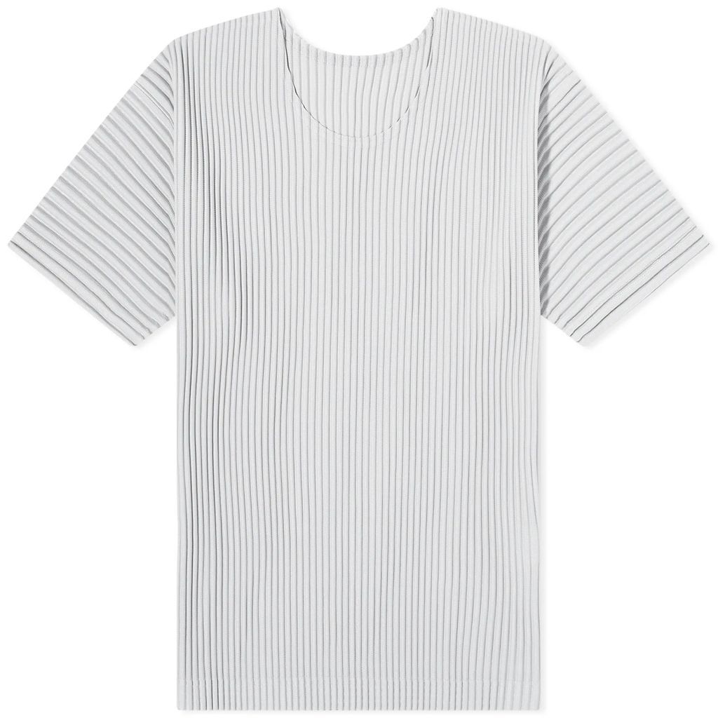 Men's Pleated T-Shirt Grey