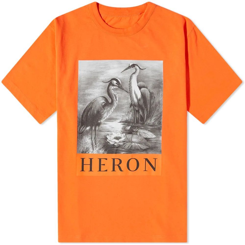 Men's Heron T-Shirt Orange