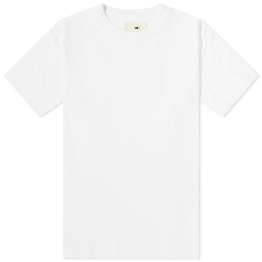 Men's Contrast Sleeve T-Shirt White