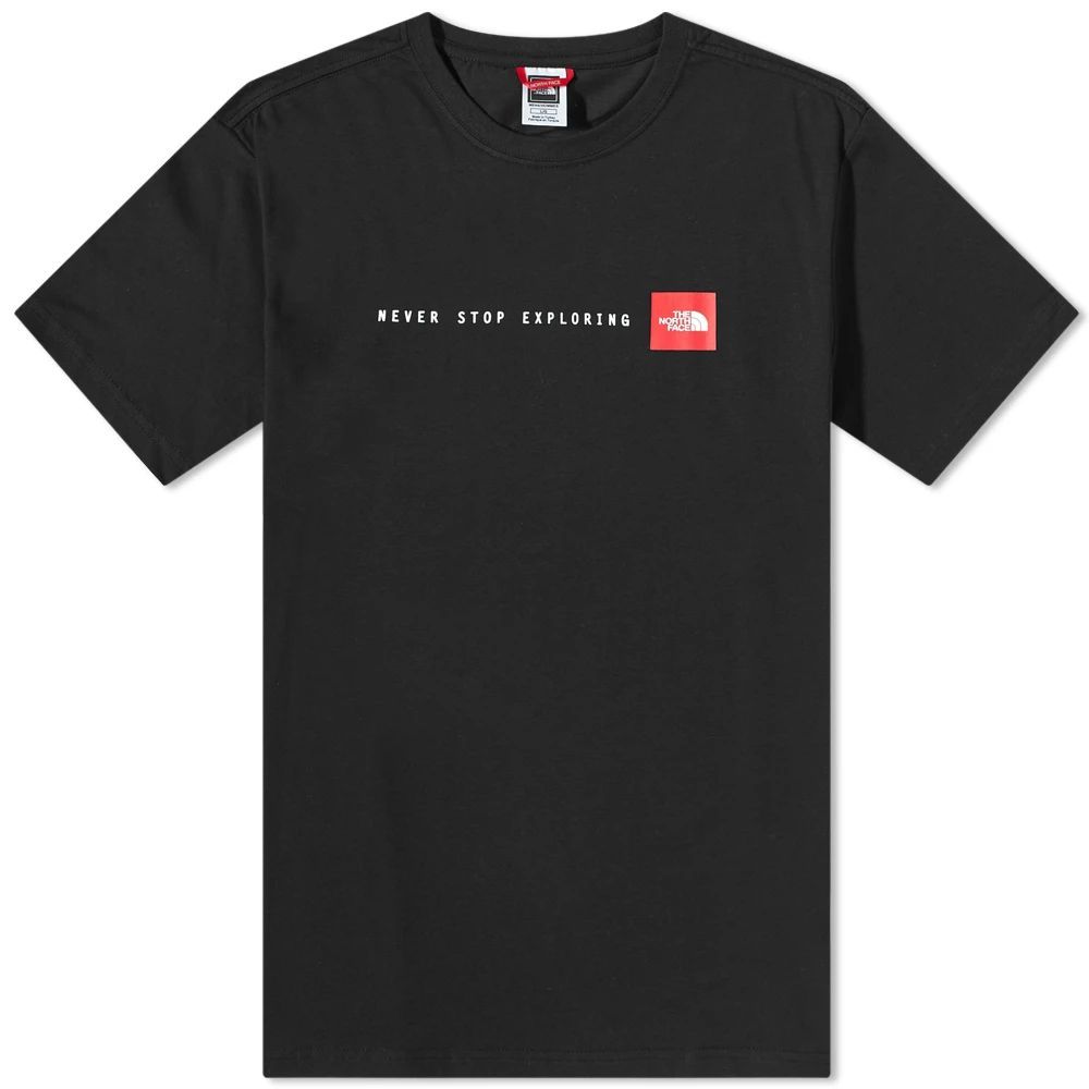 Men's Never Stop Exploring T-Shirt Black