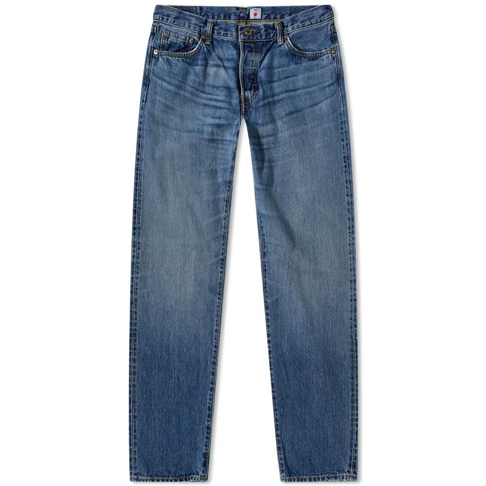 Men's Regular Tapered Jeans Mid Dark Wash