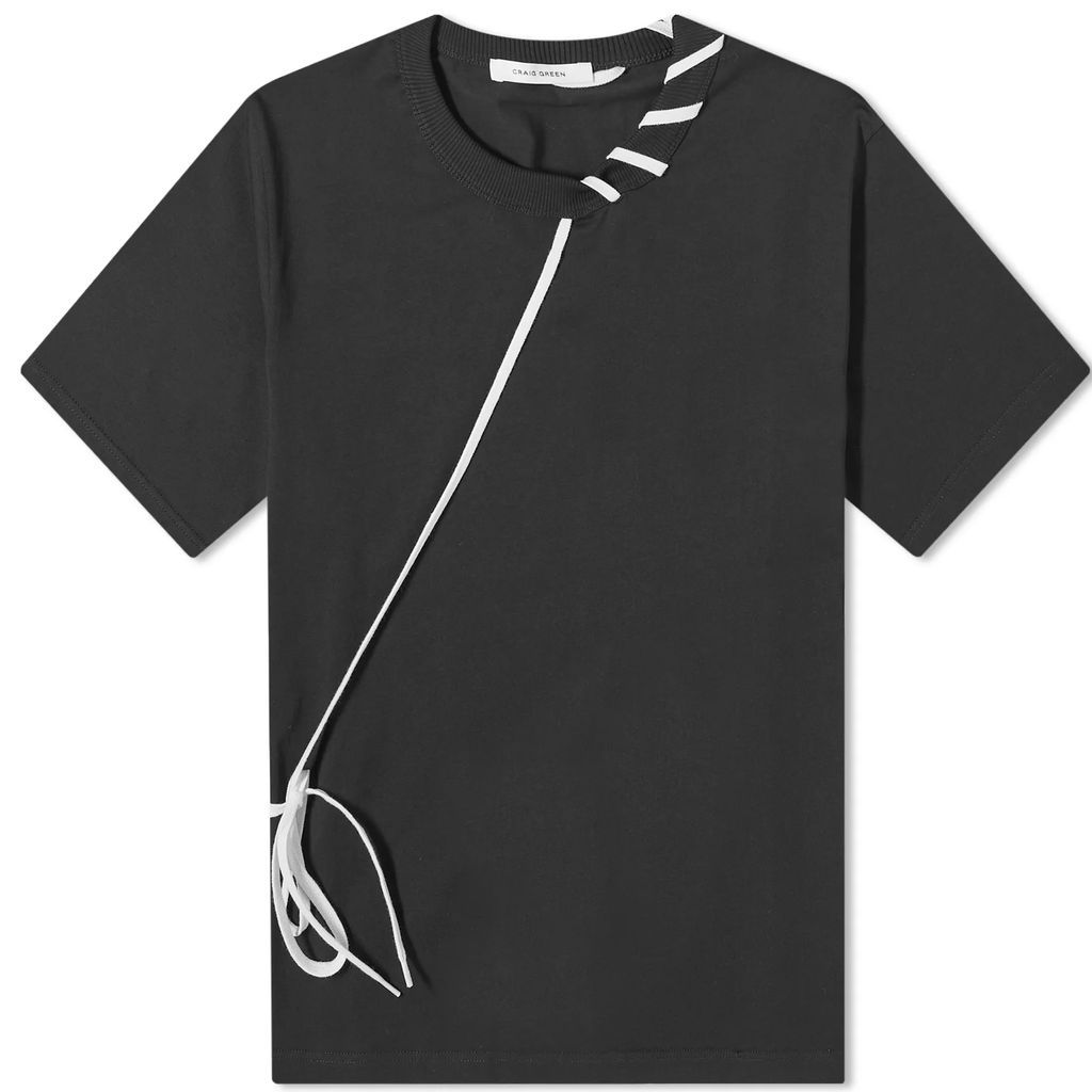 Men's Laced T-Shirt Black/Cream