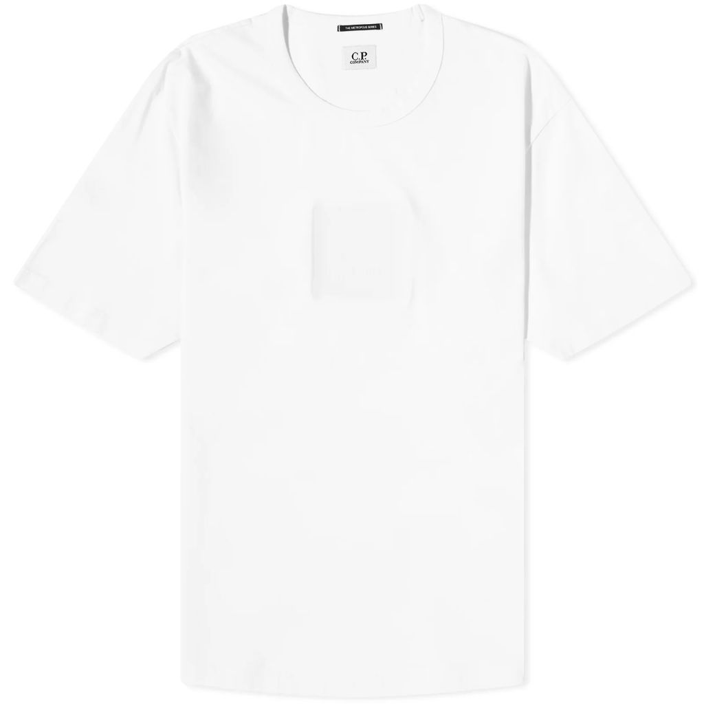 Men's Mercerized Logo T-Shirt White