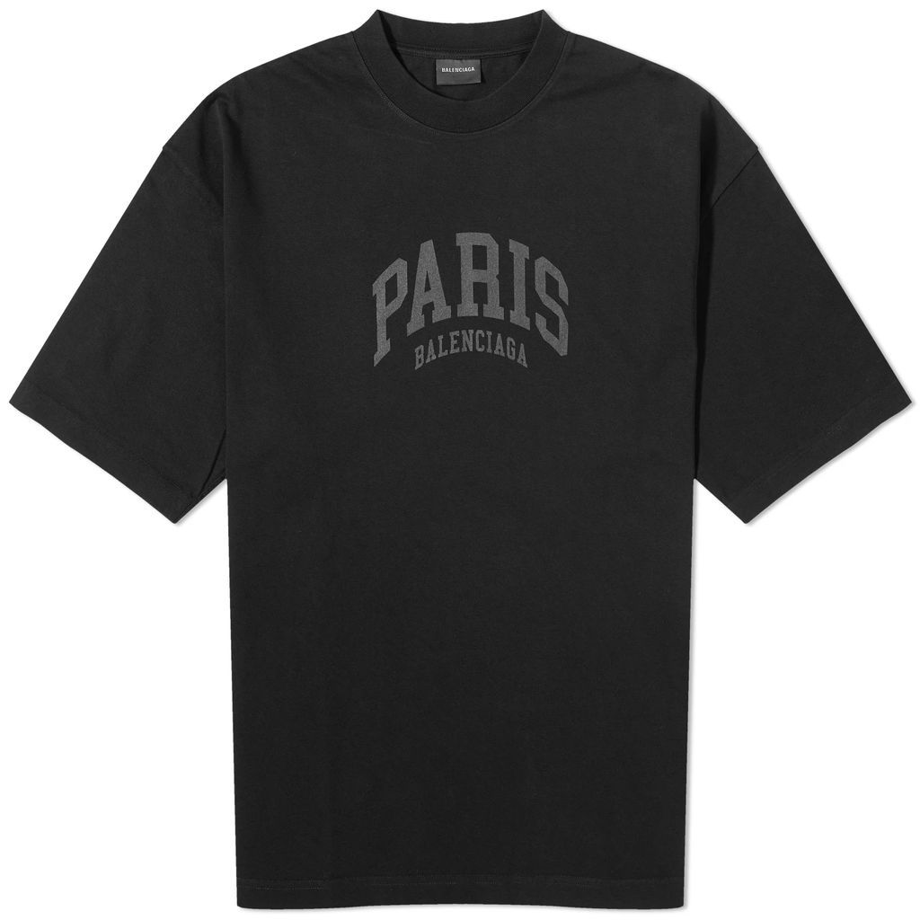 Men's Paris Logo T-Shirt Black/Black