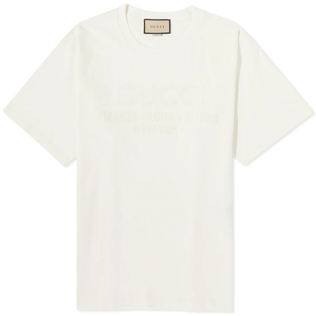 Men's Tonal Logo T-Shirt Off White