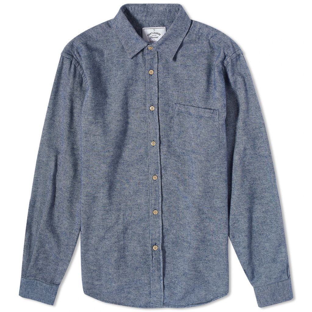 Men's Teca Flannel Shirt Indigo