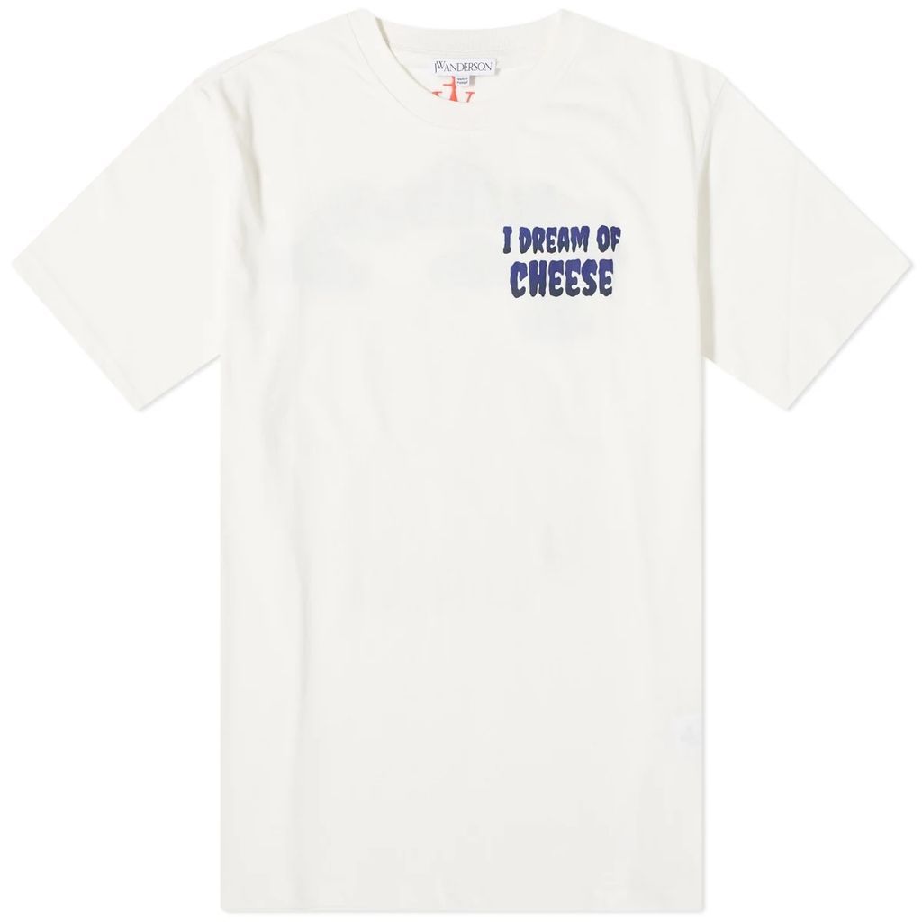 Men's I Dream Of Cheese T-Shirt Off White