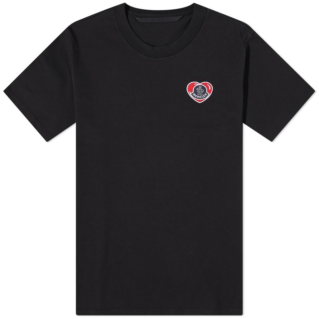 Men's Heart Logo T-Shirt Black