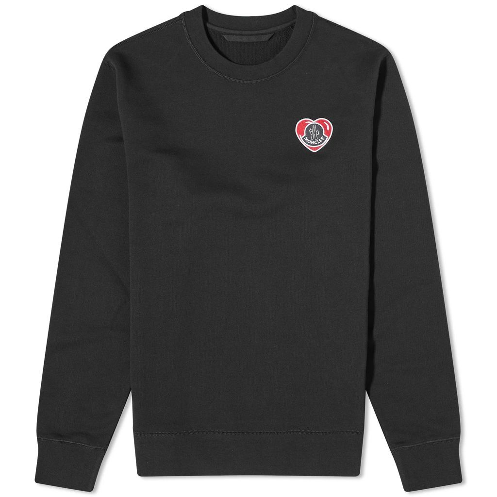 Men's Heart Logo Sweater Black