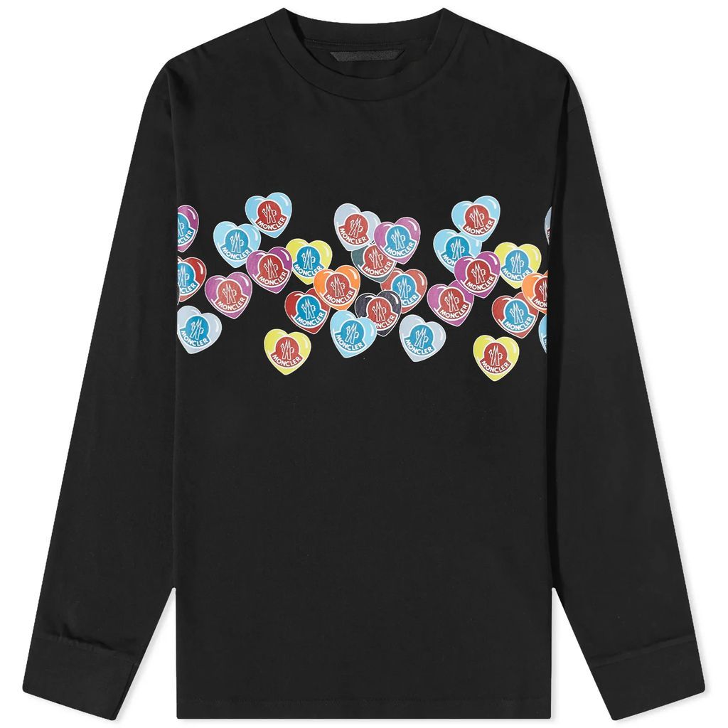 Men's Multi Heart Sweater Black