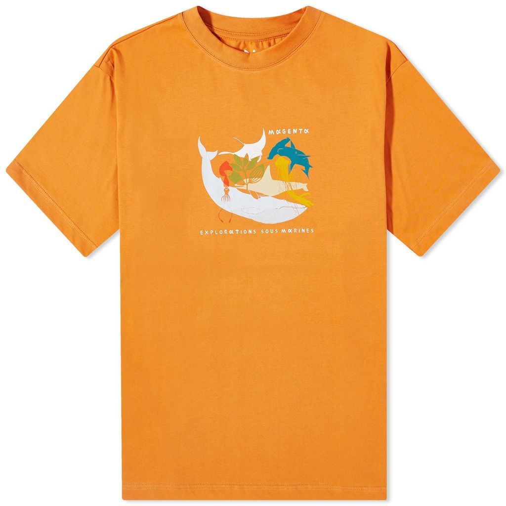 Men's Under T-Shirt Dark Orange