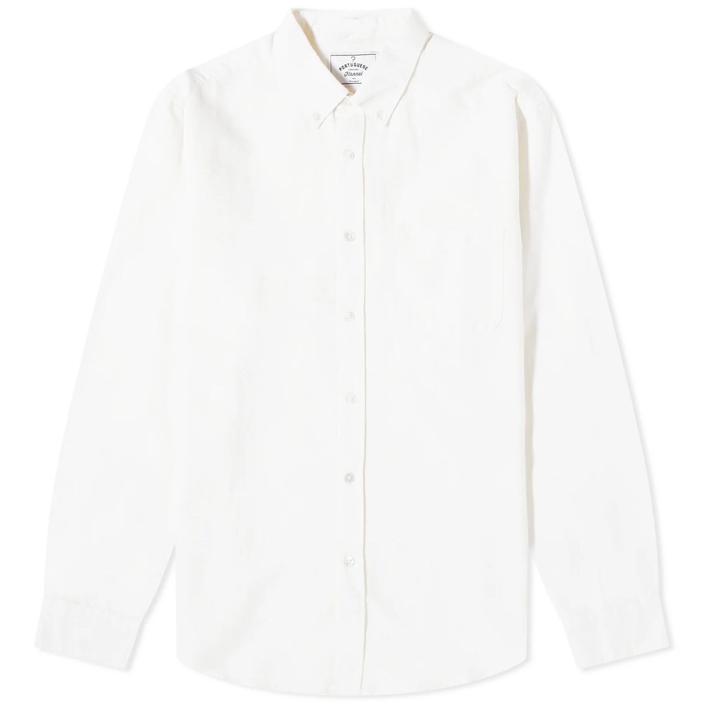 Men's Belavista Button Down Oxford Shirt Off White