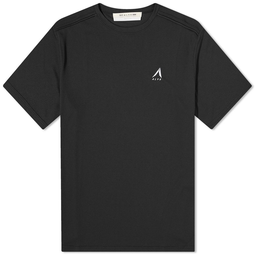Men's Logo Mesh T-Shirt Black