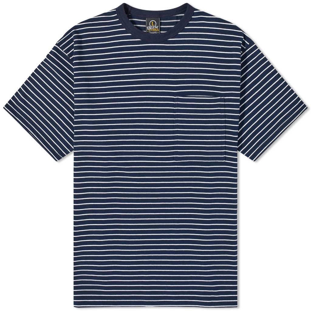 Men's Space Stripe T-Shirt Navy/Ivory