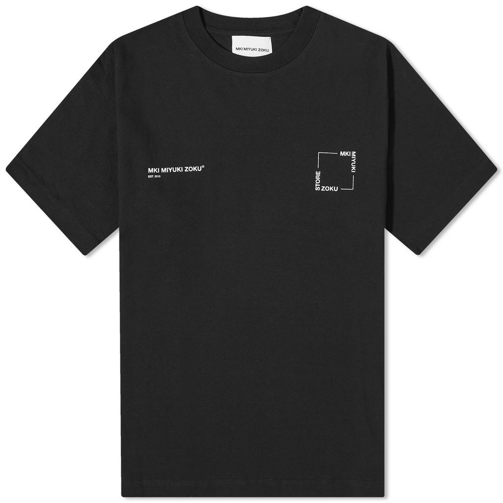 Men's Square Logo T-Shirt Black