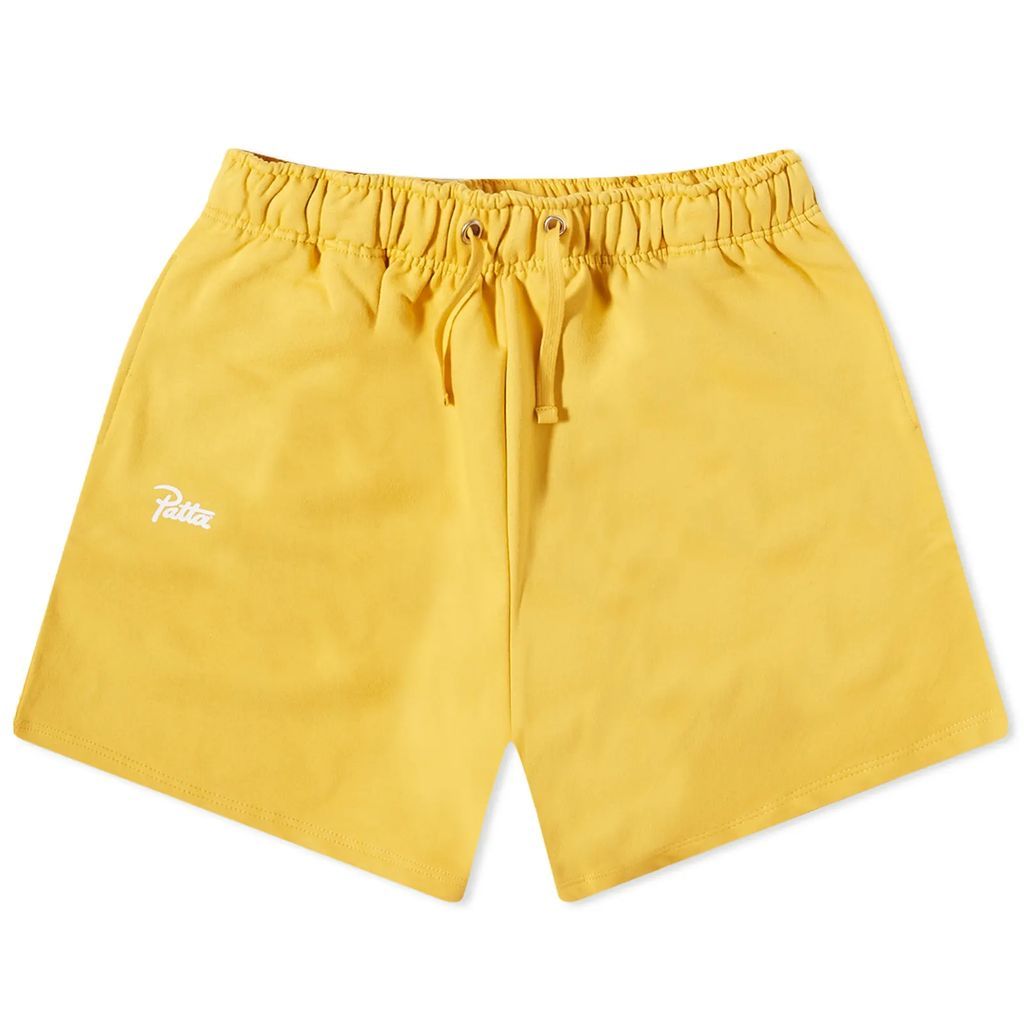 Men's Basic Sweat Shorts Yolk Yellow