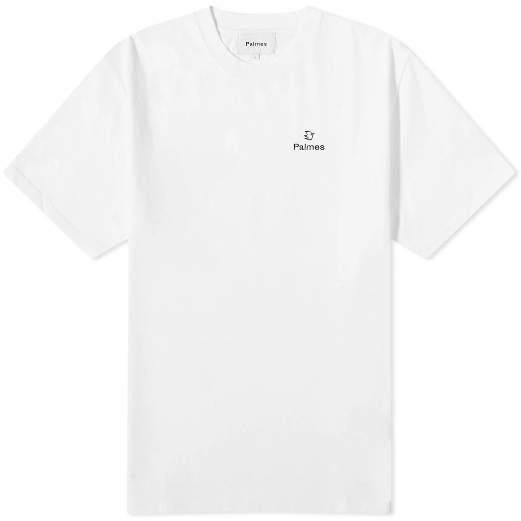 Men's Allan Chest Logo T-Shirt White