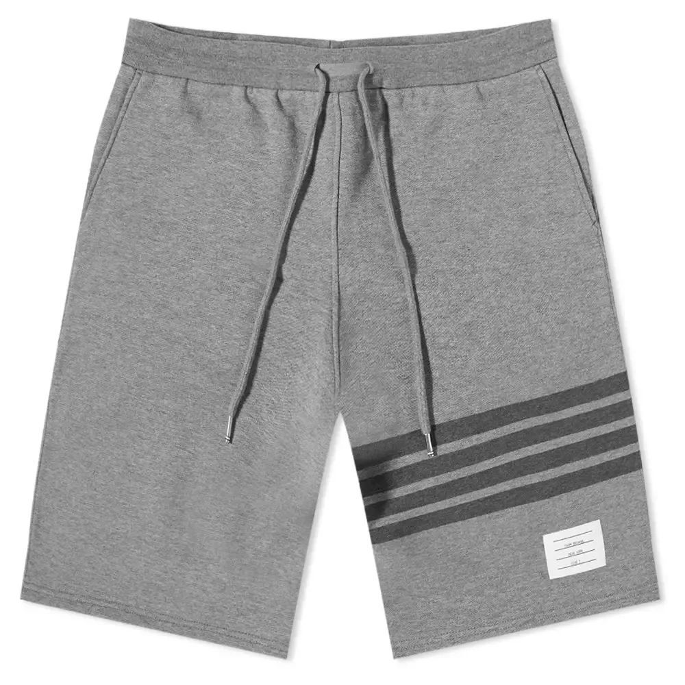 Men's Tonal 4 Bar Sweat Shorts Medium Grey