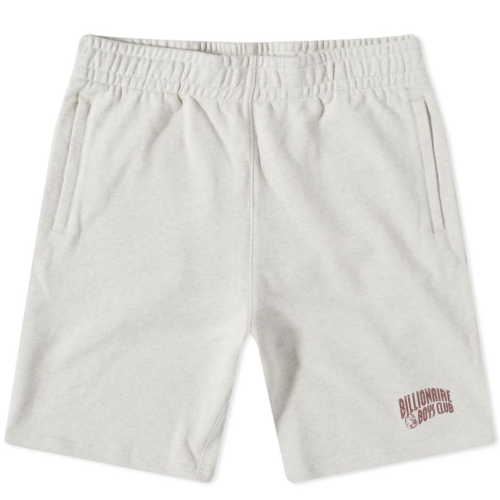 Men's Small Arch Logo Sweat Shorts Oat Marl
