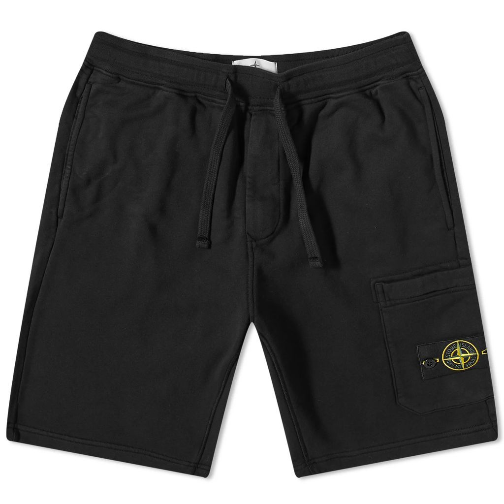 Men's Garment Dyed Sweat Shorts Black