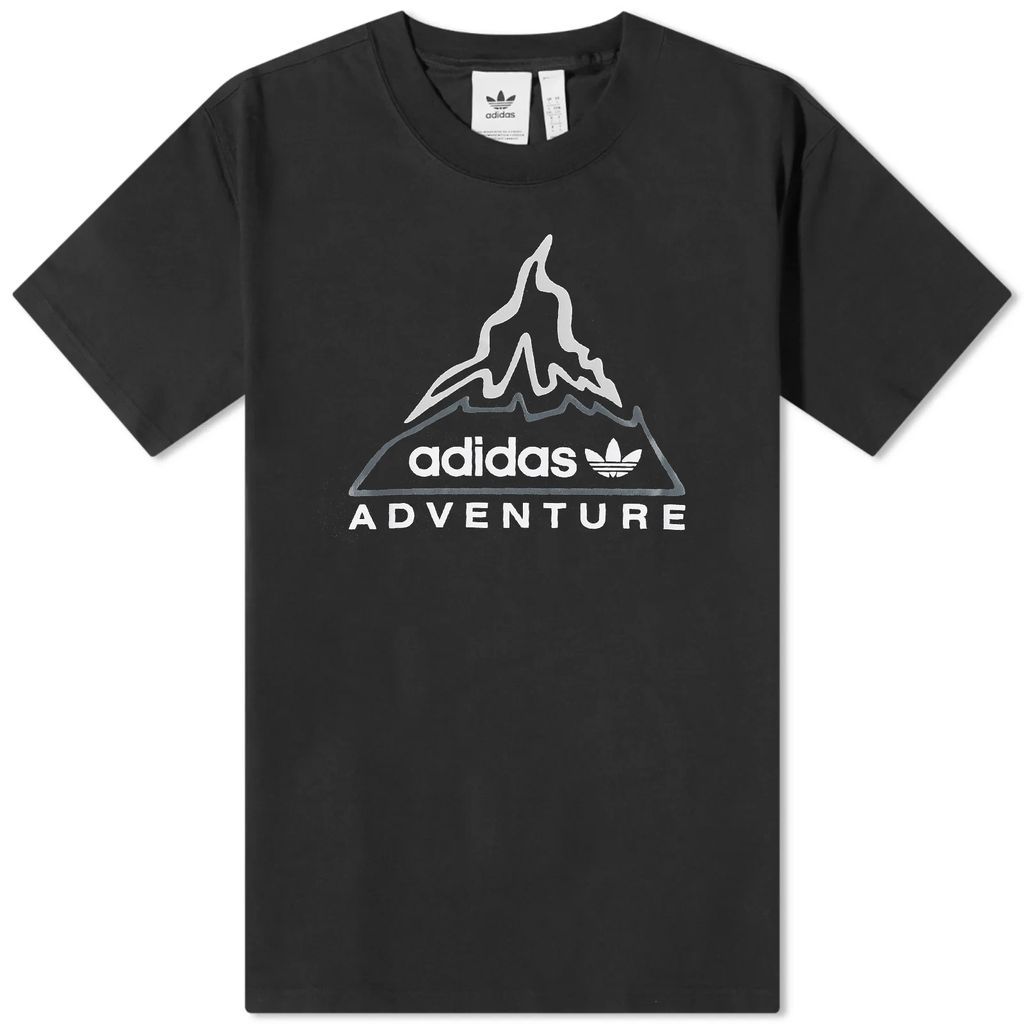 Men's Adventure Volcano T-Shirt Black
