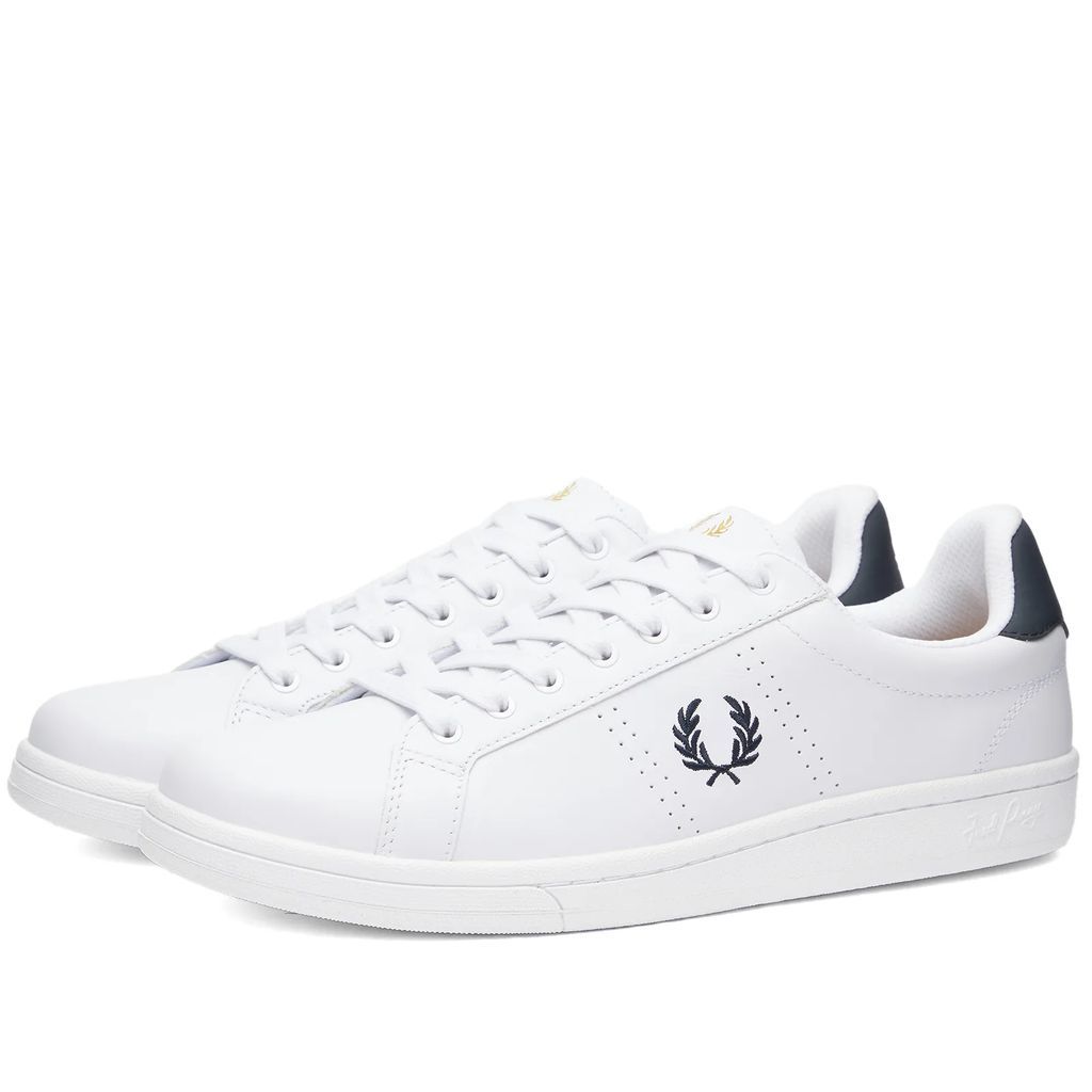 Men's B721 Leather Sneaker White/Navy
