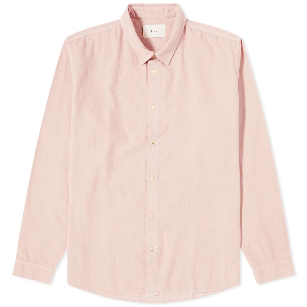 Men's Babycord Shirt Dusty Pink