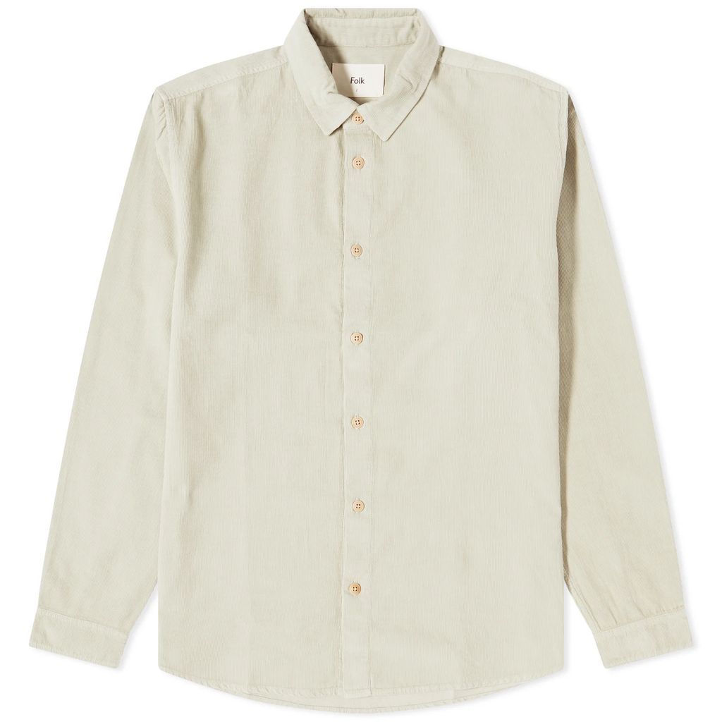 Men's Babycord Shirt Olive