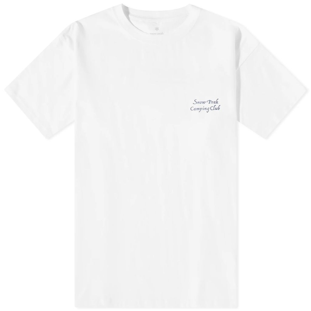 Men's Camping Club T-Shirt White