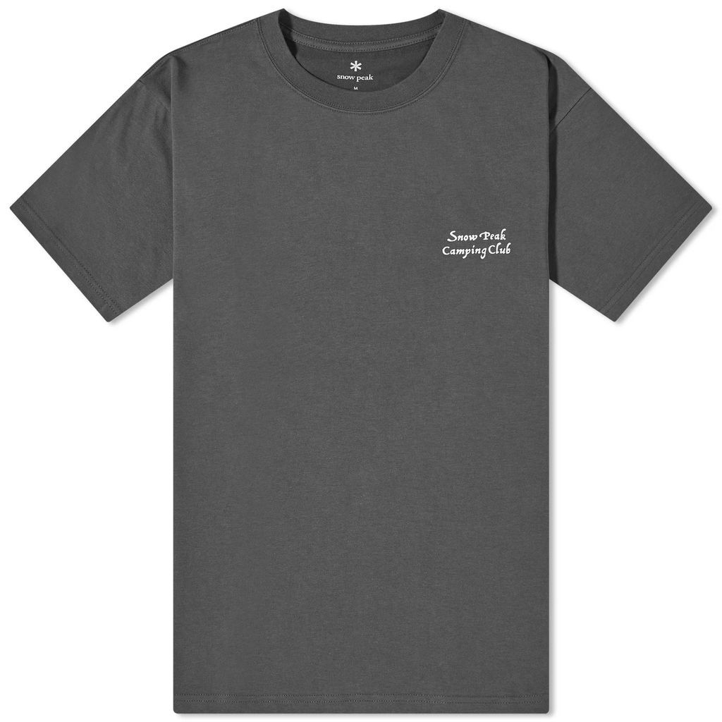 Men's Camping Club T-Shirt Charcoal