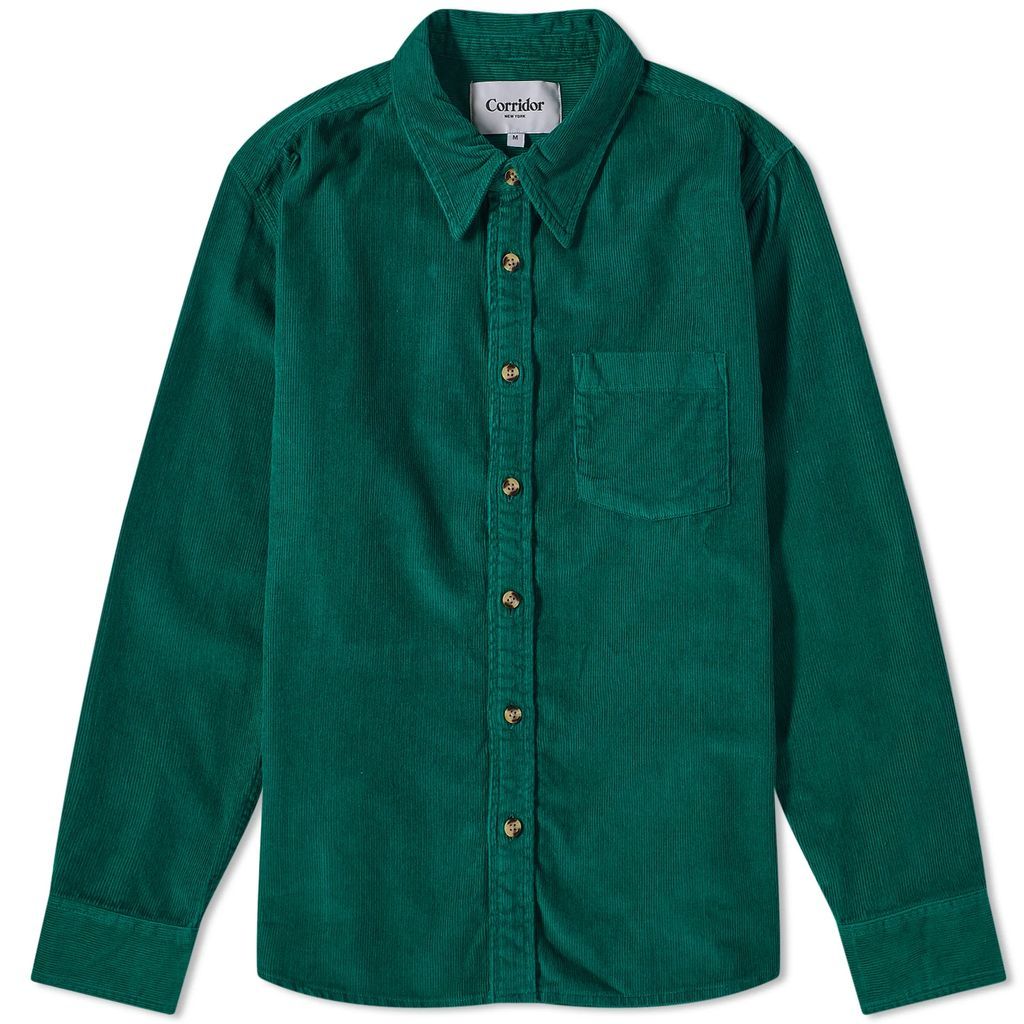 Men's Corduroy Shirt Green